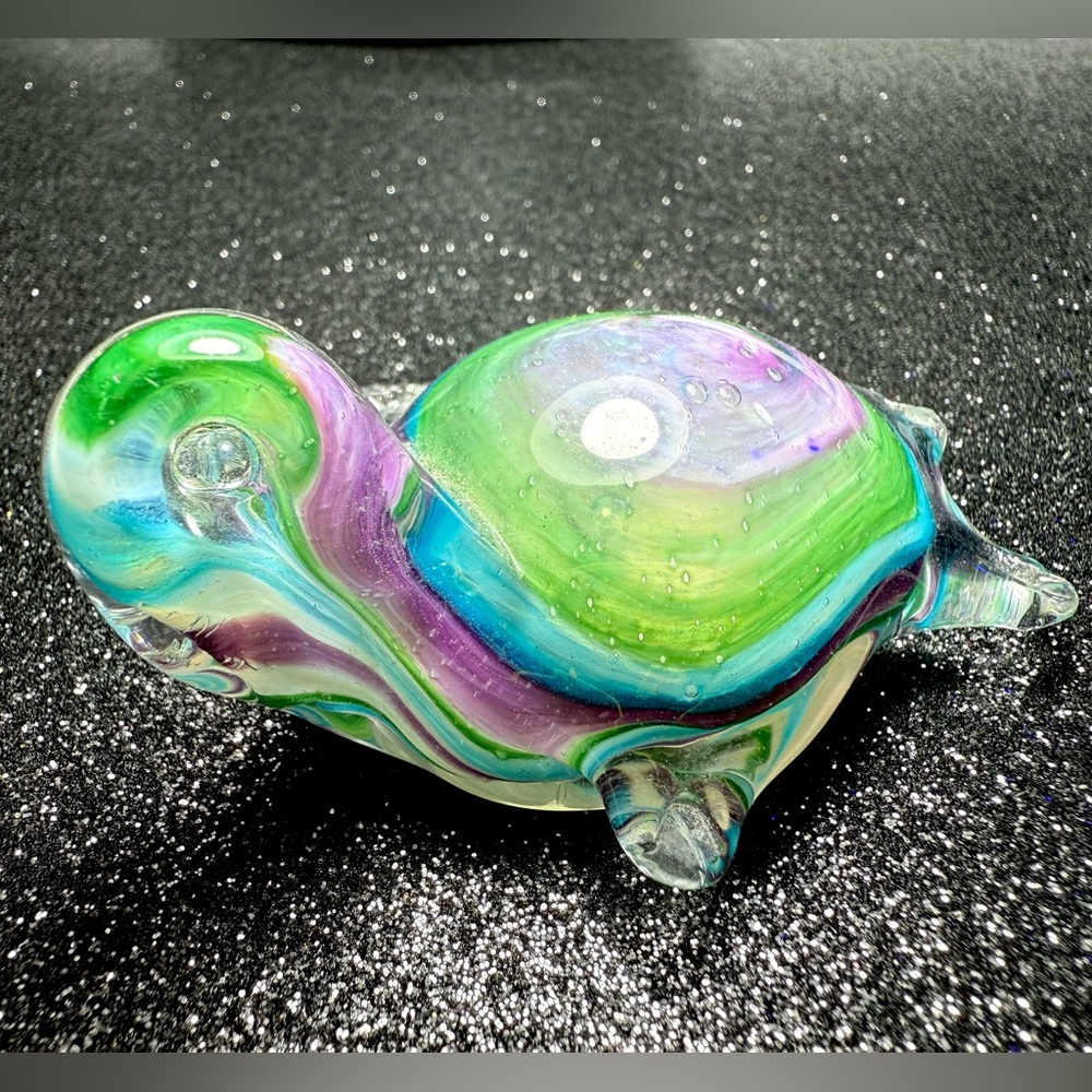 Art Glass Hand Blown Turtle Figurine - Picture 9 of 15